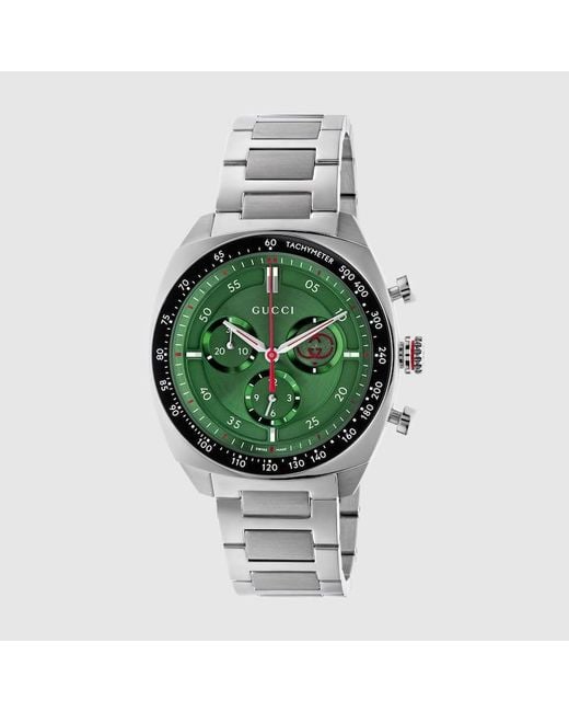 Gucci Green Interlocking Watch, 41Mm for men