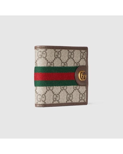 Gucci Multicolor Ophidia Bi-Fold Wallet for men