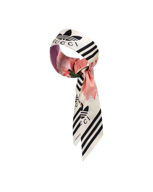 Gucci Adidas X Silk Head Scarf in Red Lyst