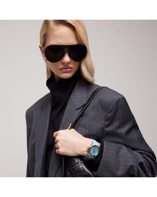 Gucci Blue Dive Watch, 36Mm
