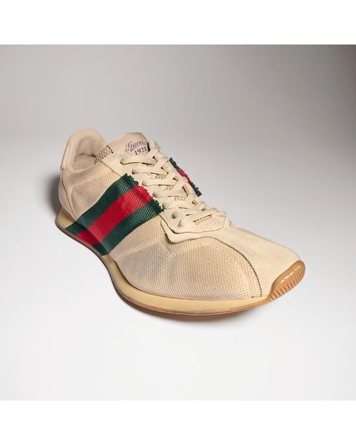 Gucci Natural Tempo Sneaker, Fabric for men
