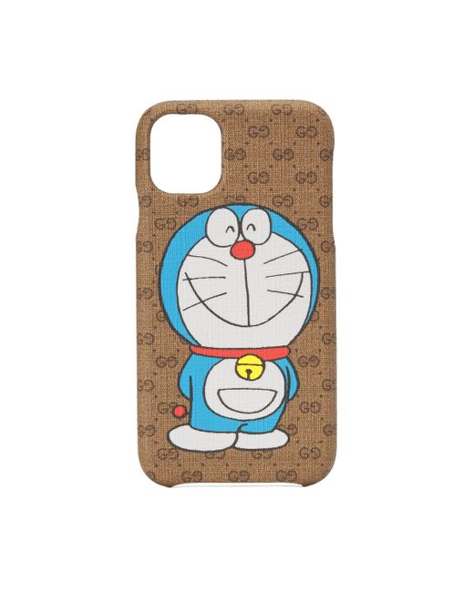 Funda para iPhone 11 Doraemon x Gucci de hombre de color Blue