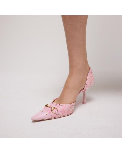 Gucci Pink Savoy Pump, Uk