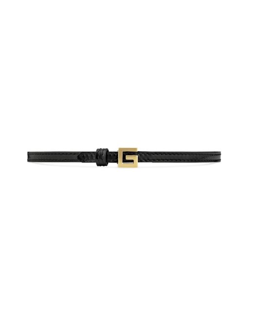 Gucci Multicolor Leather Choker With Square G