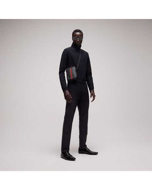 Gucci Black Gg Jersey Jacquard Zip Jacket, Size Xxxl, Ready-To-Wear for men