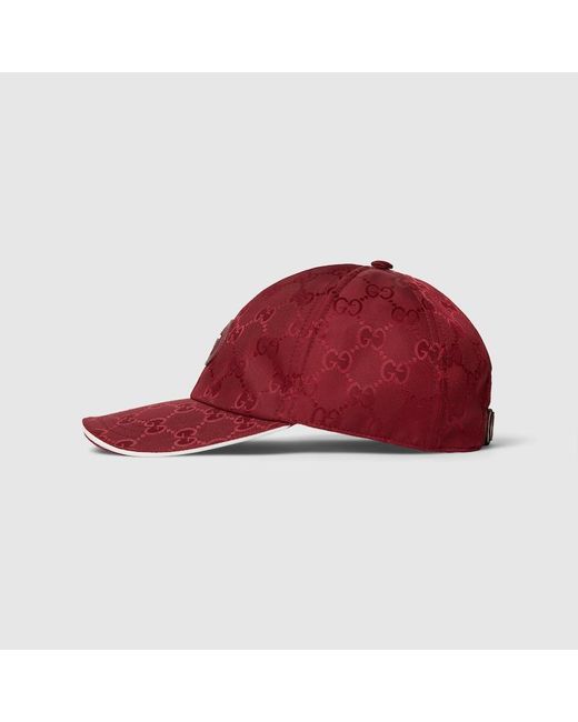 Casquette En Nylon Gg, Taille Gucci pour homme en coloris Red