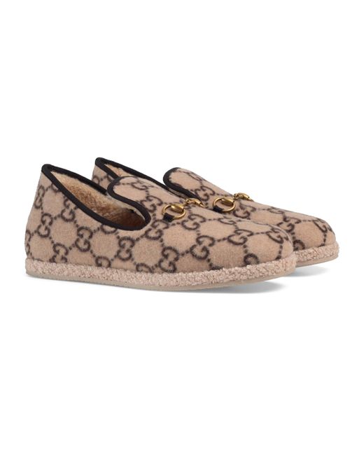 gucci wool loafers