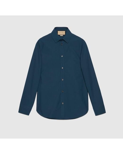 Camisa gucci 2025 azul