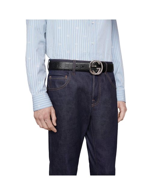 Cintura di Gucci in Nero per Uomo - 19% di sconto | Lyst