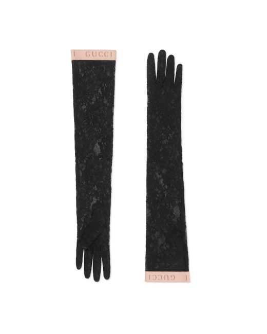 Gucci Black Lace Gloves