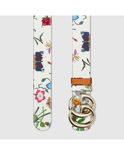 Gucci Brown Reversible Gg Marmont Belt, Size 100