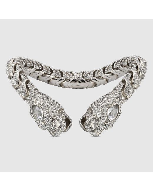 Gucci Metallic Dionysus Bangle Bracelet