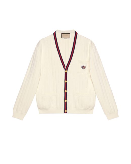 cotton v neck cardigan