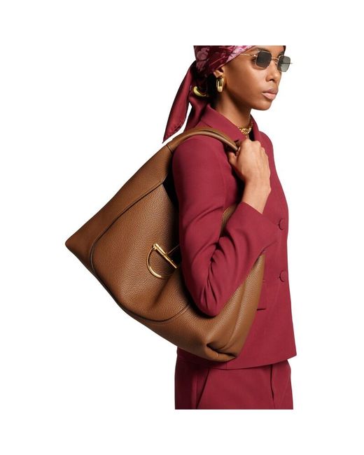 Gucci Brown Softbit Maxi-Schultertasche