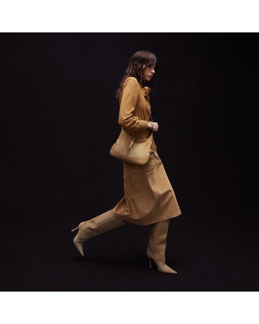 Gucci Brown Jackie 1961 Medium Shoulder Bag, Suede