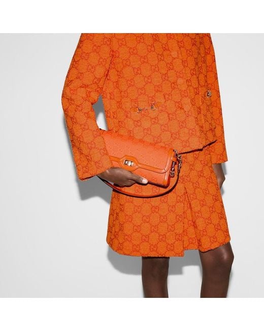 Borsa A Spalla Luce Misura Piccola di Gucci in Orange