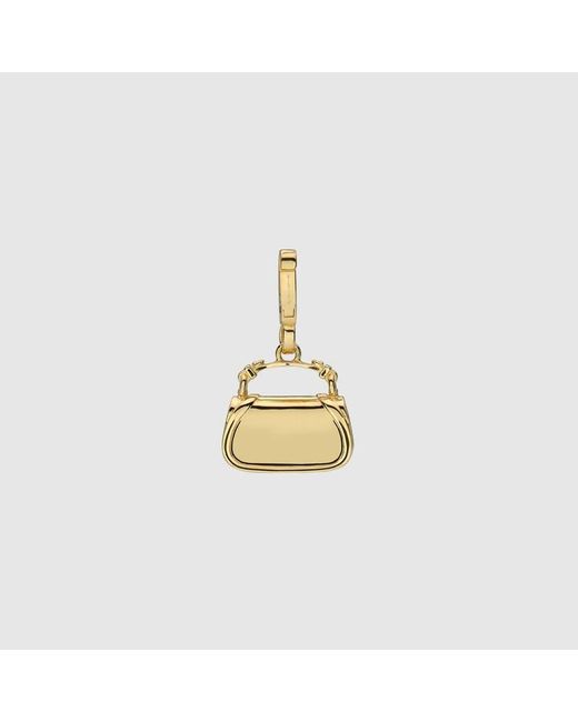 Gucci Metallic Blondie Charm With Crystals