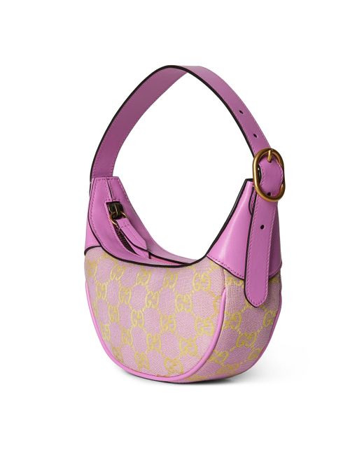 Gucci Purple Ophidia Super Mini Shoulder Bag