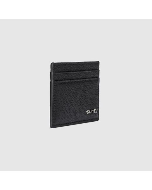 Gucci Kartenetui Mit Logo in Black für Herren