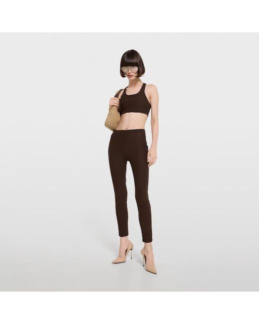 Gucci Brown Gg Jersey Jacquard Top