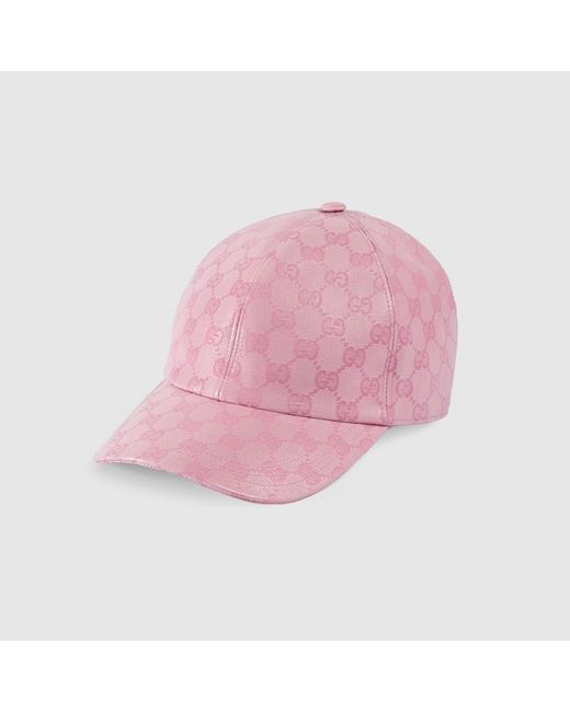 Gucci Pink GG Crystal Baseball Hat for men