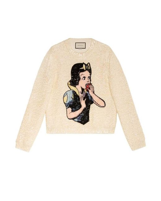 Gucci Snow White Sweater With Sequins for men