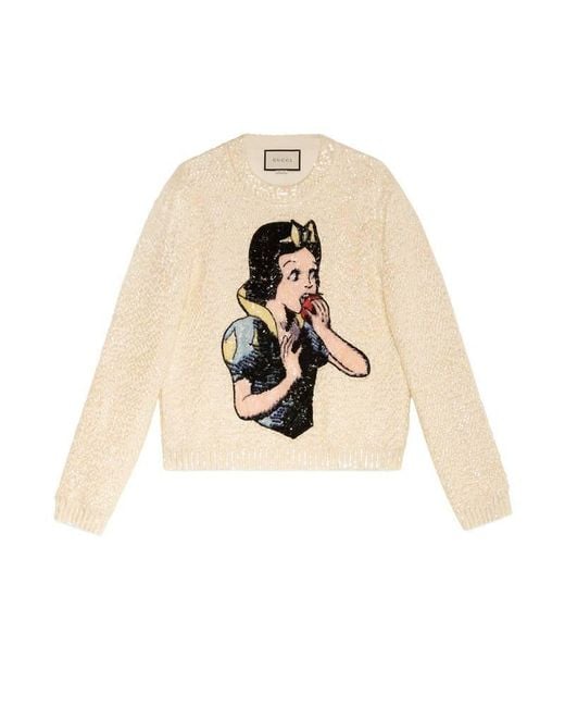 Gucci Snow White Sweater With Sequins for men