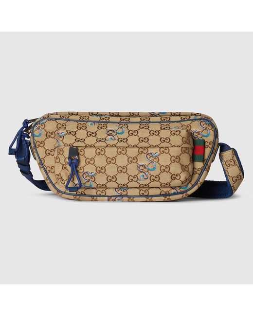 Gucci Metallic Small Embroidered Crossbody Bag for men