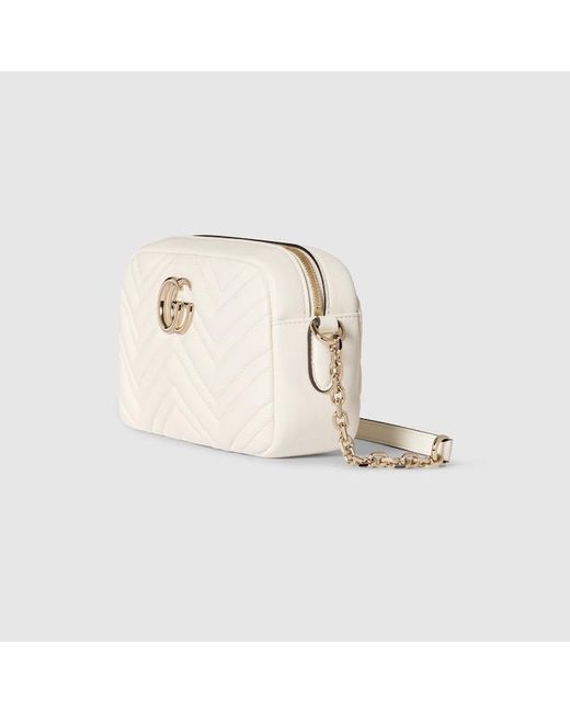 Gucci Natural Gg Marmont Small Camera Bag