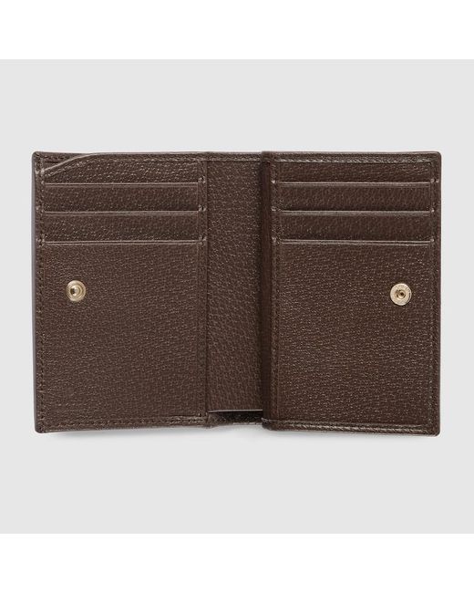 Gucci Natural Ophidia Small Wallet, Gg Canvas