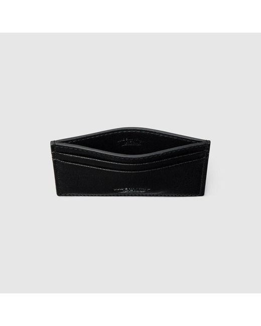 Gucci Black Lira Card Case, Leather for men