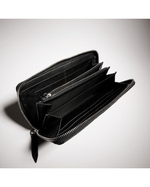 Gucci Black Gg Marmont Zip Around Wallet