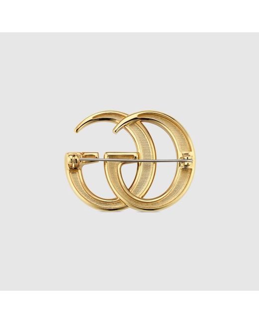 Gucci Metallic Broche Gg Marmont