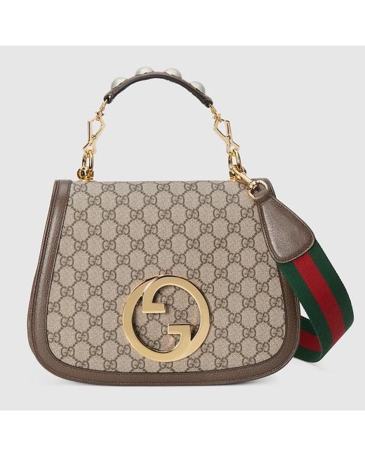 Gucci Brown Blondie Medium Top Handle Bag