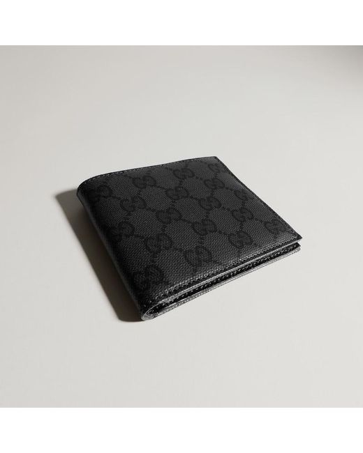 Gucci Black Essence Classic Bi-Fold Wallet for men