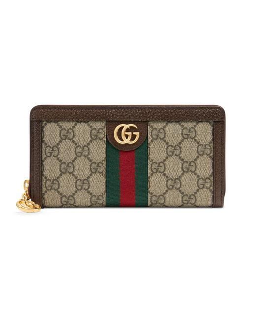 Gucci Canvas Diy Ophidia GG Zip Around 