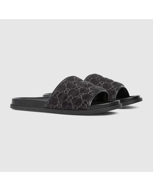 Gucci Black Slide Sandal for men