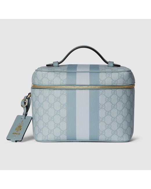 Gucci Blue Ophidia Medium Travel Bag, , Gg Canvas