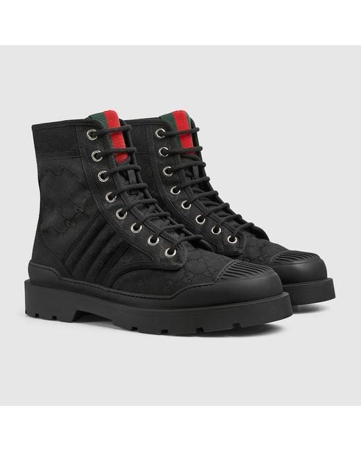 Gucci Black Web Boot for men