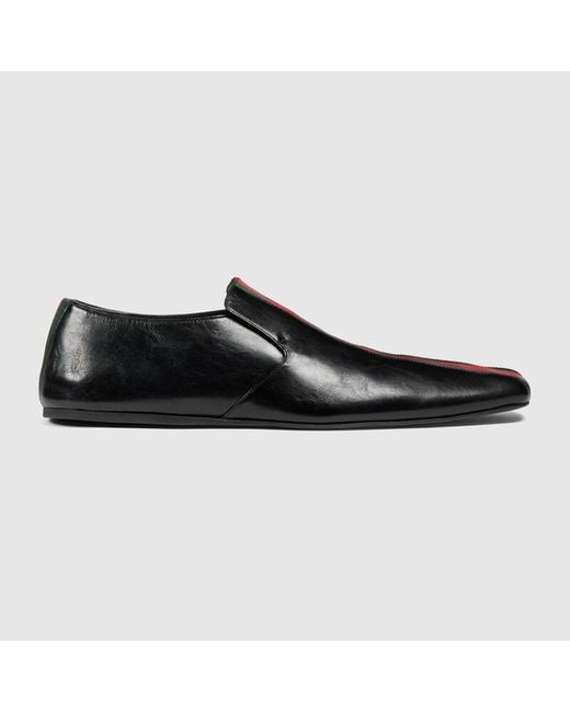 Gucci Black Cupertino Loafer, Leather