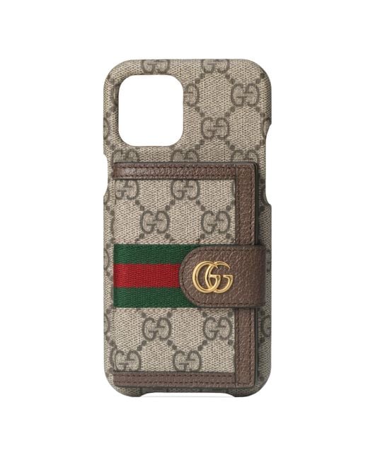 Gucci Online Exclusive Ophidia Case For Iphone 12 Pro Max in Natural | Lyst