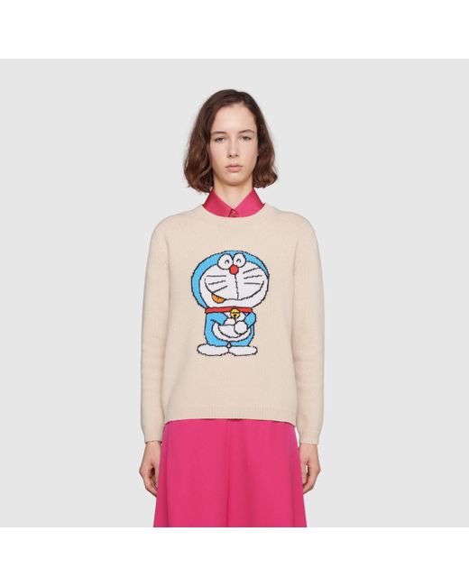 Gucci 公式 グッチ ドラえもん X ウール セーター Detail 2アイボリーホワイト Lyst Gucci 公式 グッチ ドラえもん X ウール セーター Detail 2アイボリーホワイト Lyst