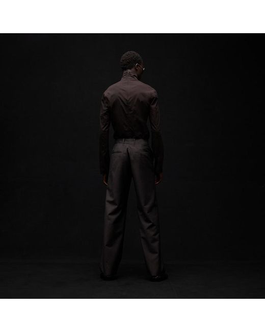 Gucci Black Cotton Poplin Shirt for men