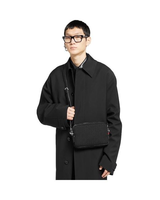 Gucci Kleine Umhängetasche Aus Gg Canvas in Black für Herren