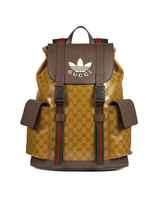 Gucci Brown Adidas X Backpack for men