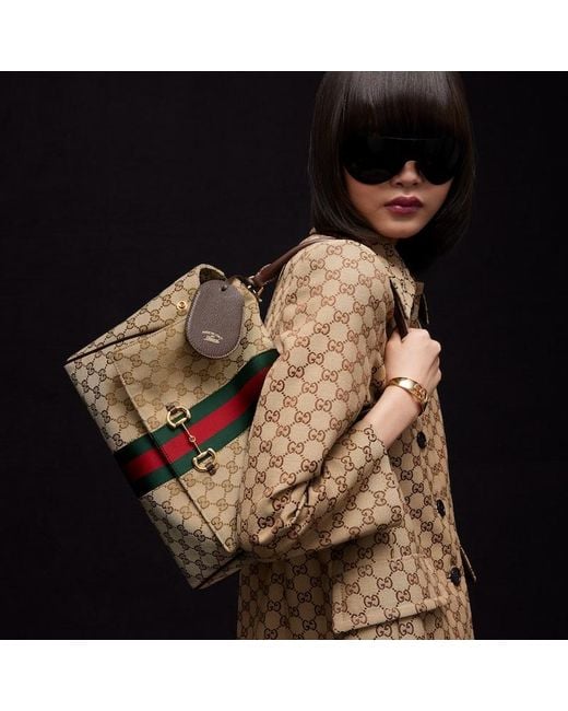 Gucci Brown Paparazzo Medium Top Handle Bag