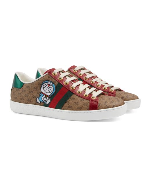 gucci x doraemon sneakers