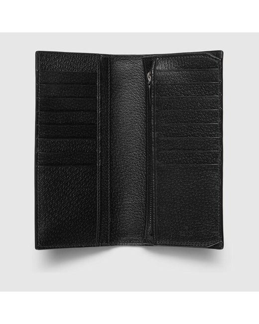 Gucci Black GG Marmont Long Wallet for men