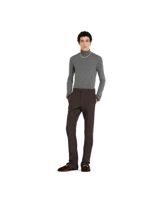 Gucci Gray Fine Soft Cashmere Turtleneck for men