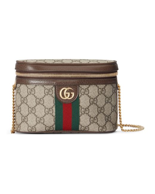 Gucci Multicolor Ophidia Belt Bag With Web